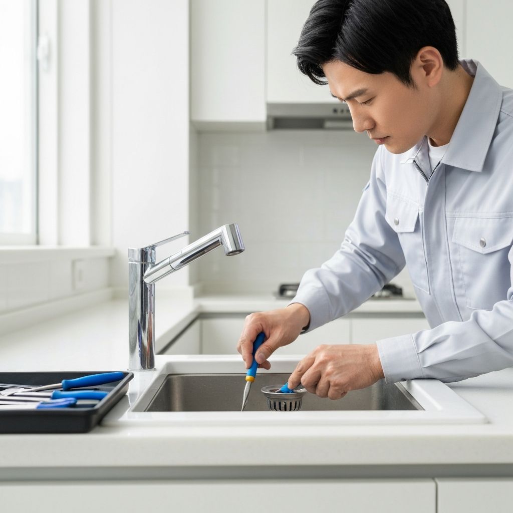 주방 싱크대 수리 전문가