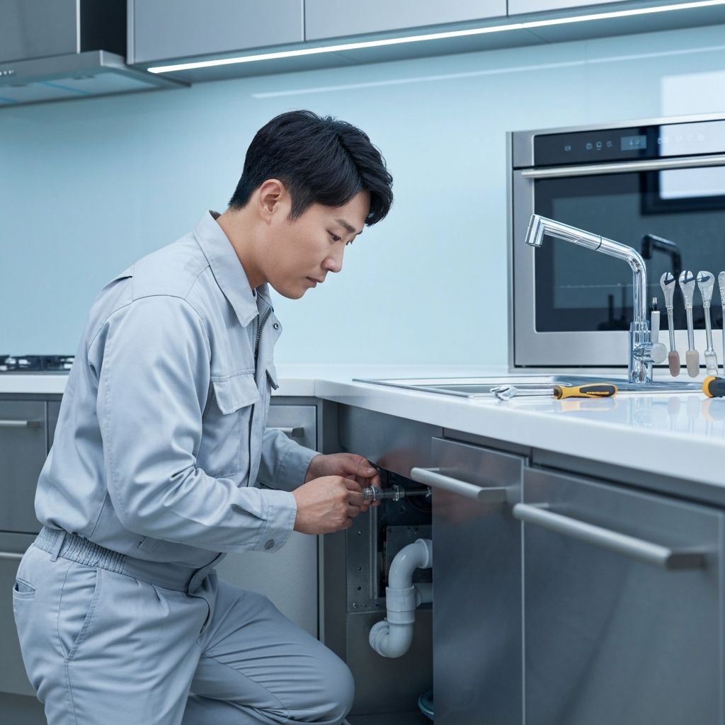 배관 수리 전문 작업